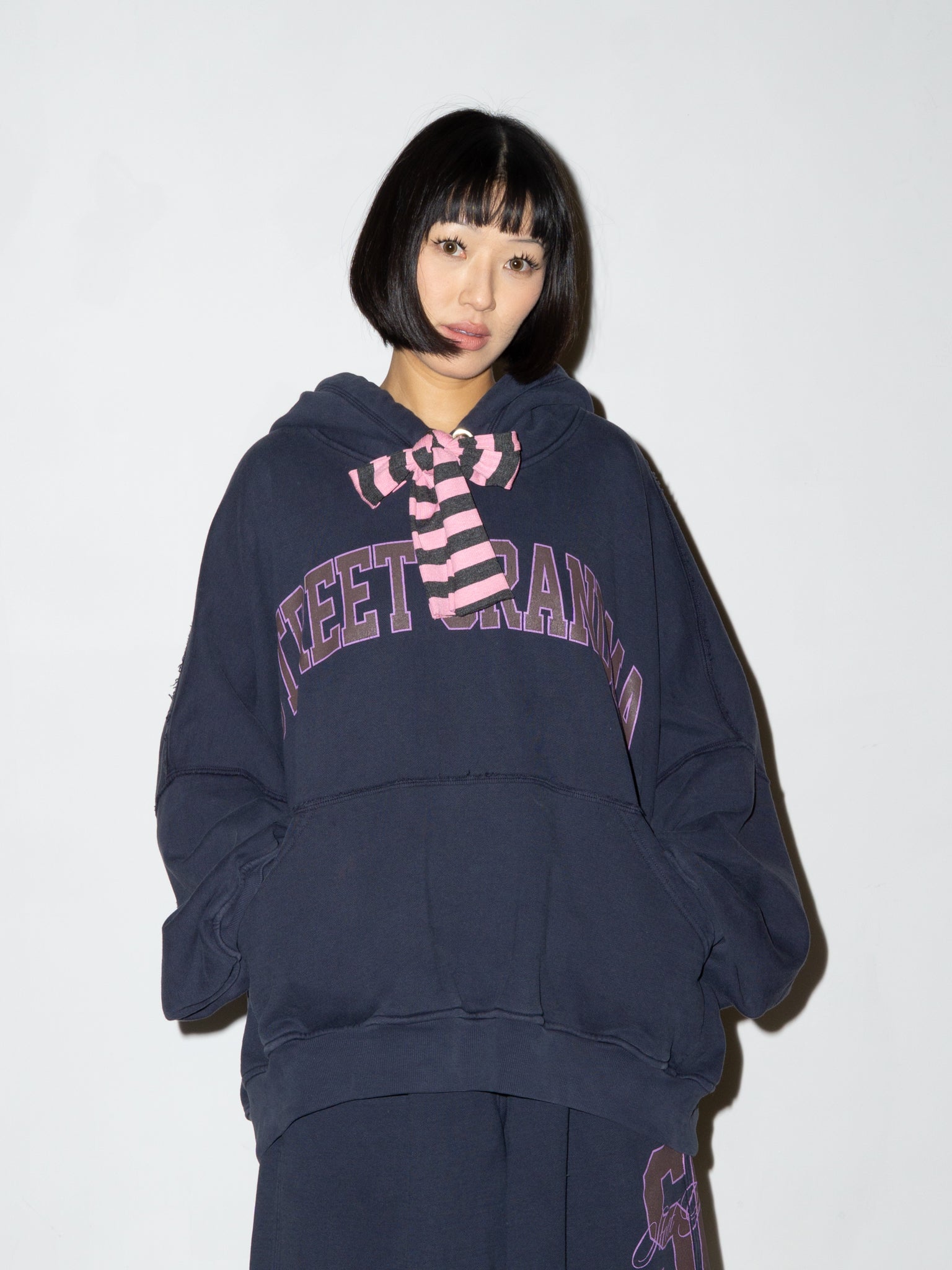 VINTAGE WASH HOODIE IN BLUE
