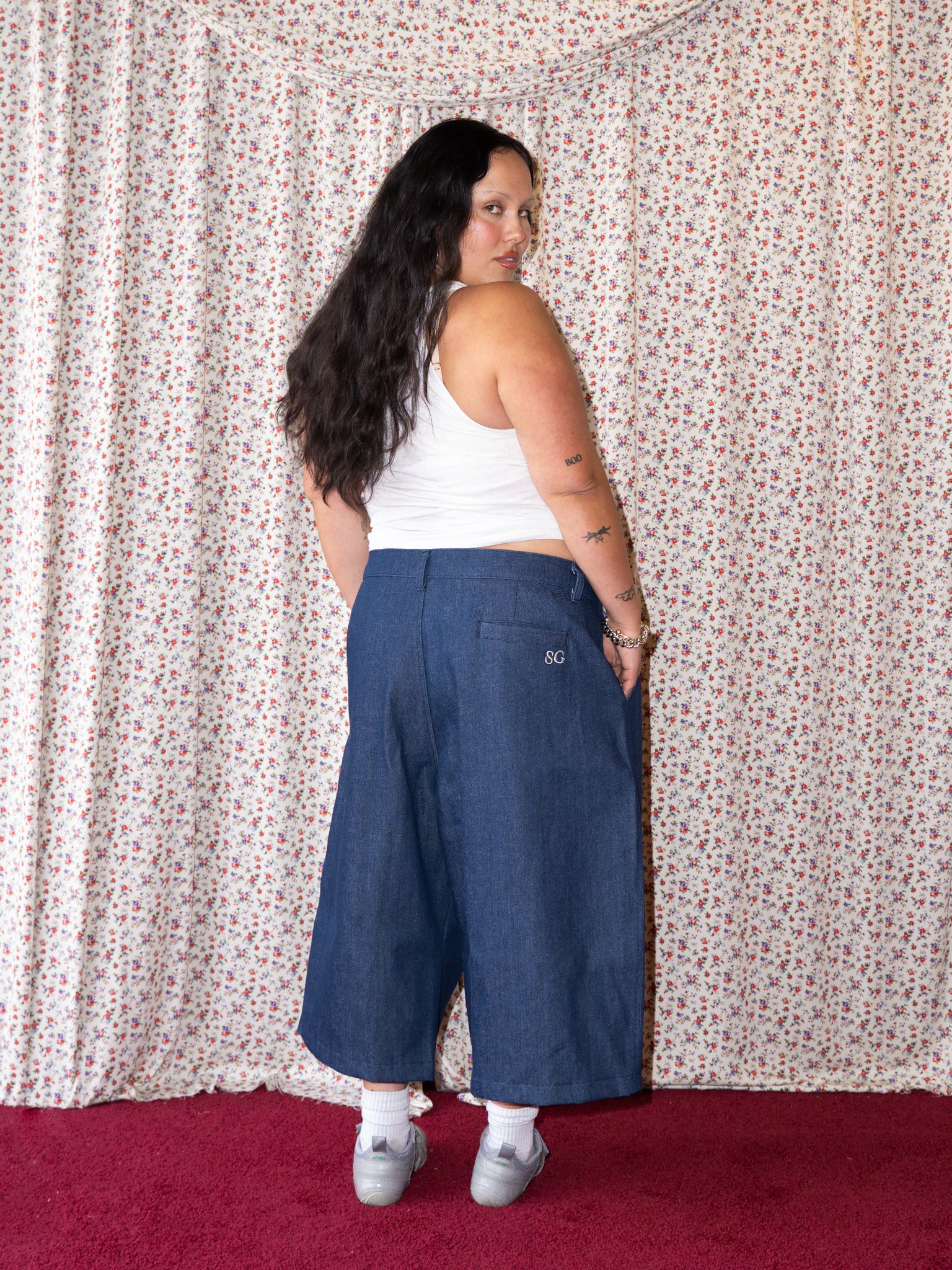 SHANTS IN BLUE DENIM