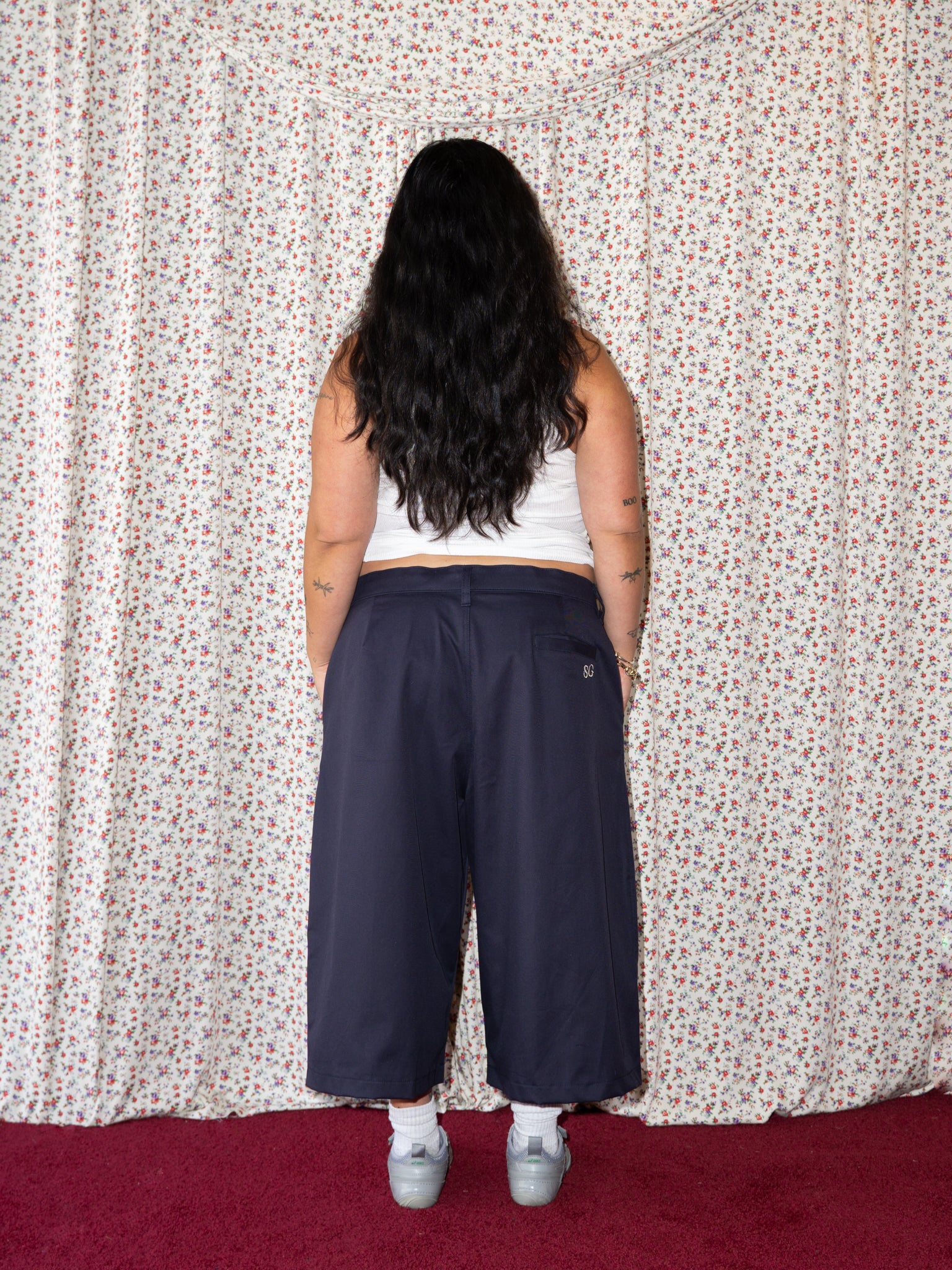 SHANTS IN NAVY TWILL