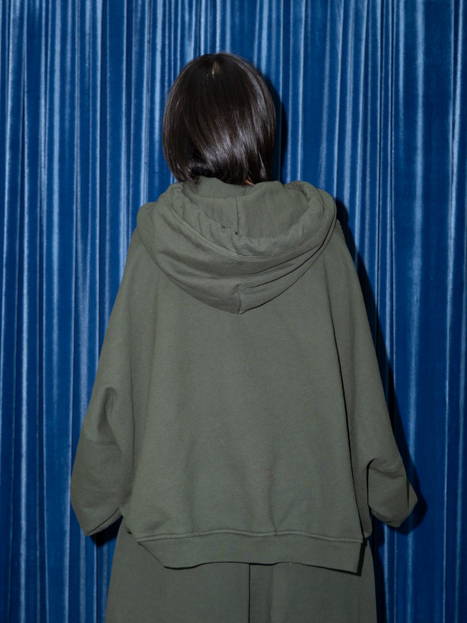 VINTAGE WASH HOODIE IN GREEN