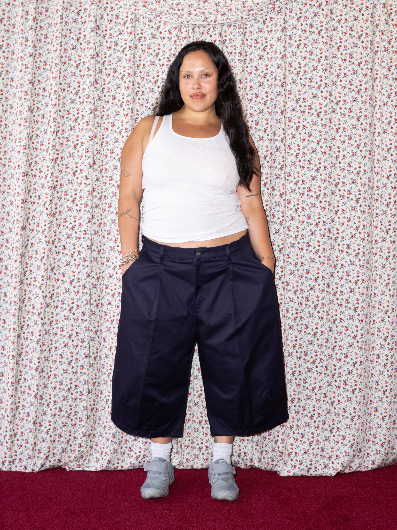 SHANTS IN NAVY TWILL