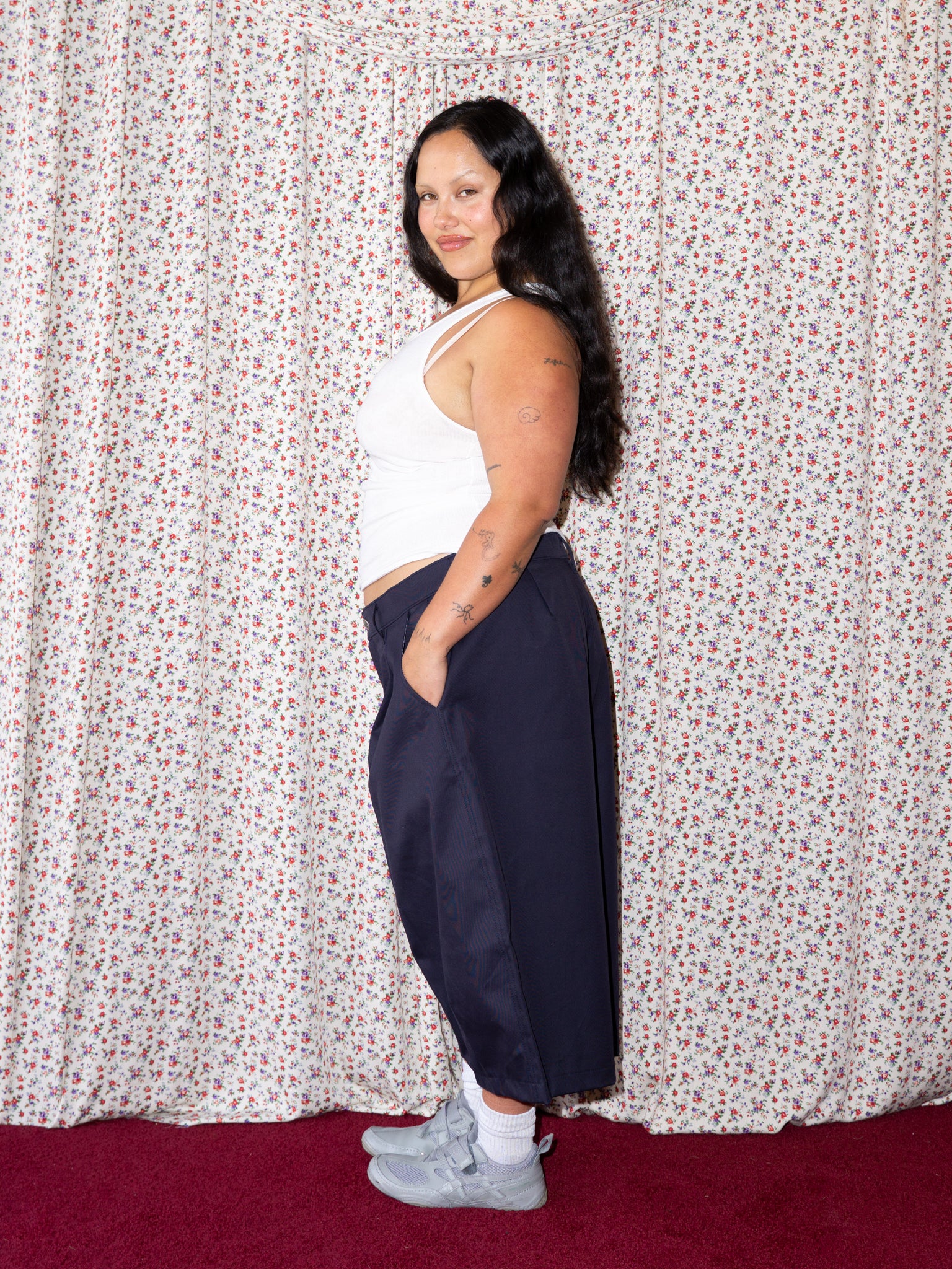 SHANTS IN NAVY TWILL