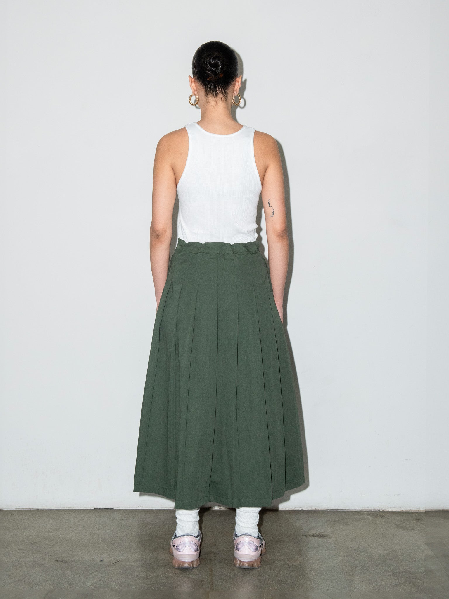 CHURCH SKIRT IN GREEN