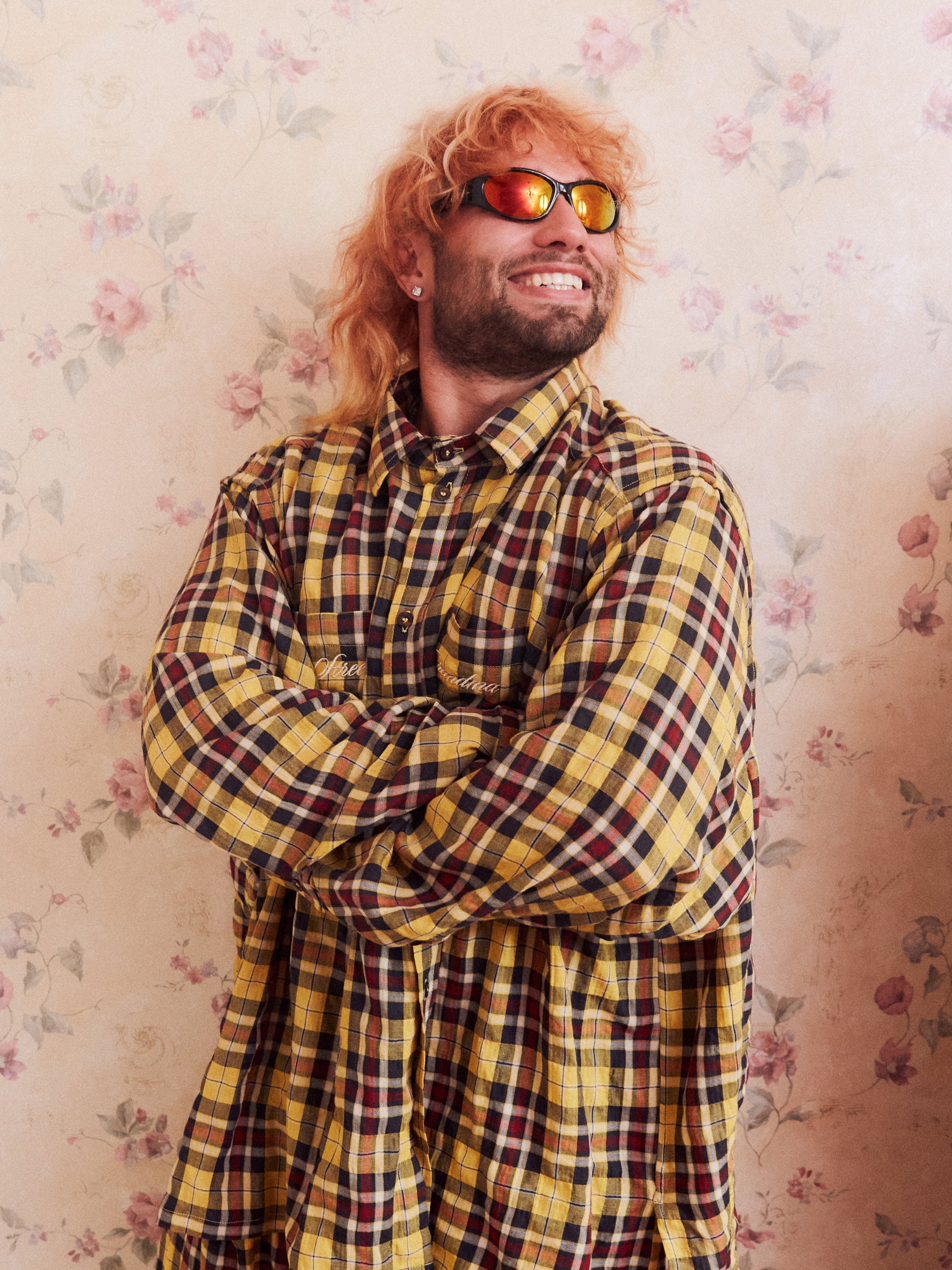 LIBRARIAN SHIRT IN YELLOW PLAID